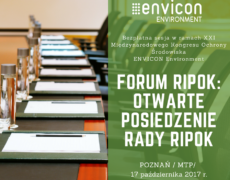 Forum RIPOK podczas Kongresu ENVICON Environment
